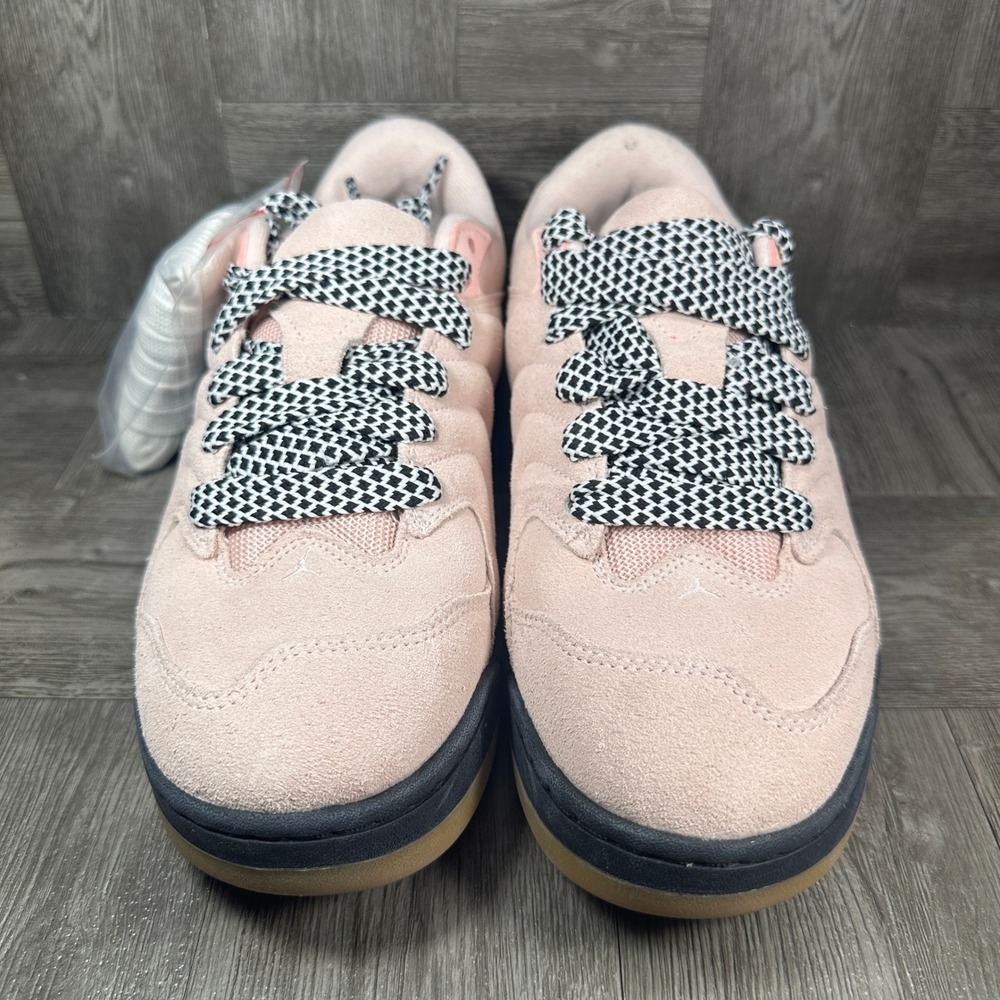 Jordan Stadium 90 Mens 9.5 Pink Suede Gum Sole Low Top Sneaker NEW IB3731-600 - Picture 4 of 8
